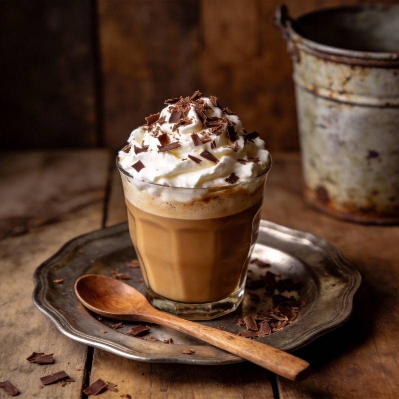香浓巧克力拿铁图片