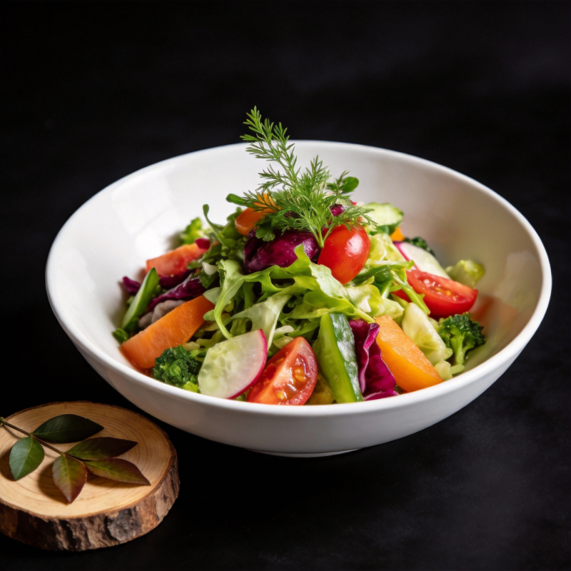 新鲜蔬菜沙拉图片