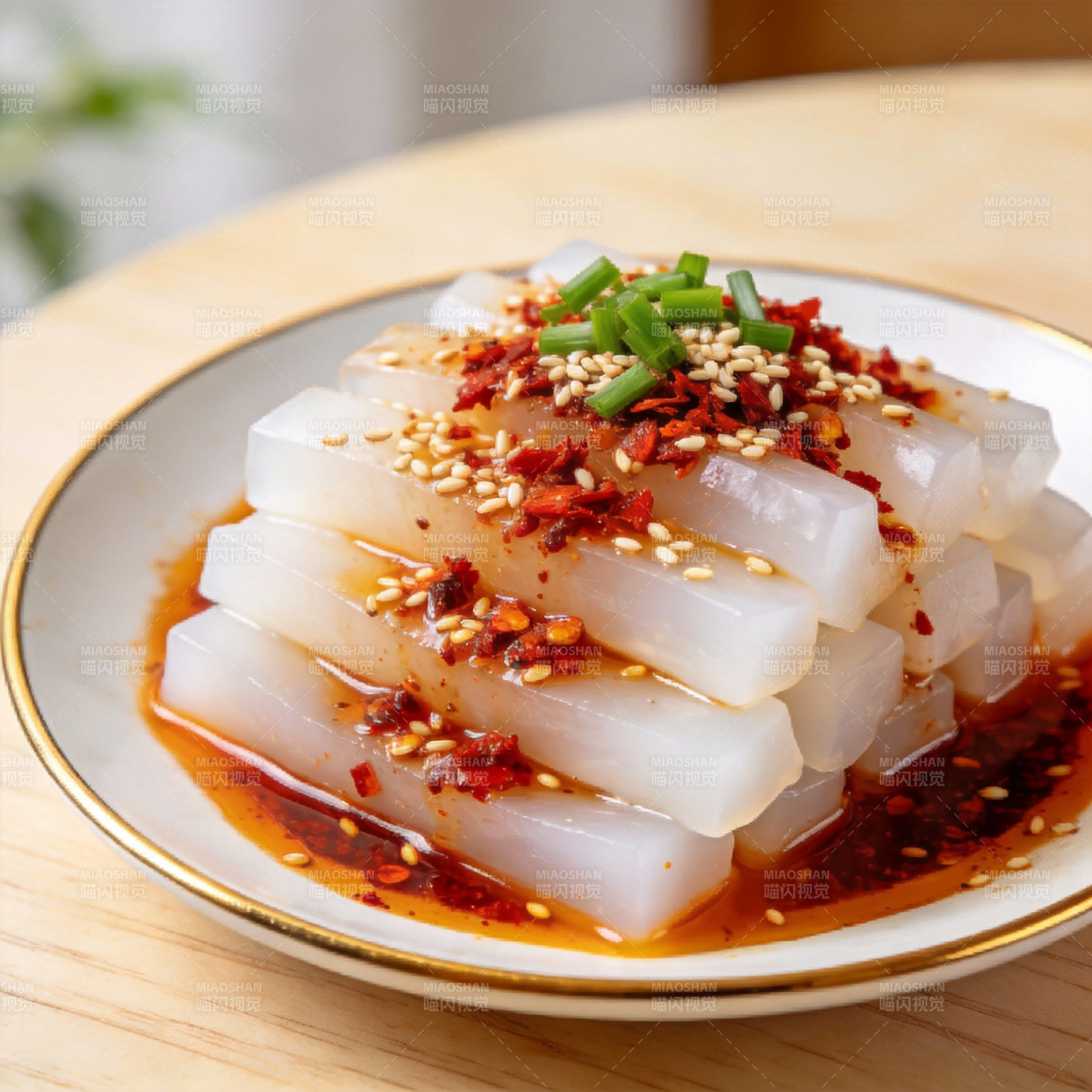 凉拌水晶凉粉图片