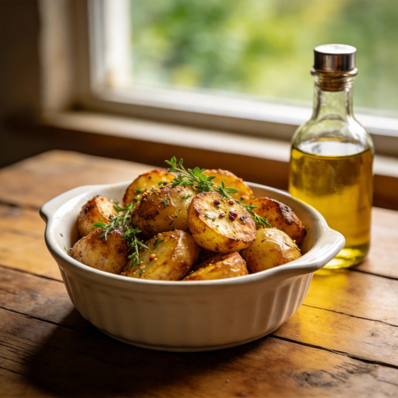 香煎土豆配迷迭香图片