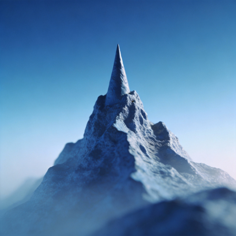 冰峰刺破苍穹图片