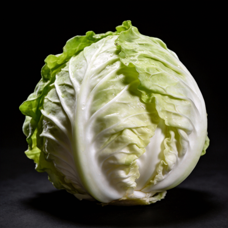 新鲜卷心菜特写图片