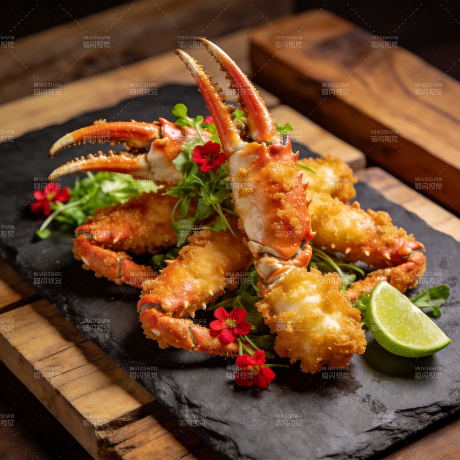 金黄酥脆蟹钳图片