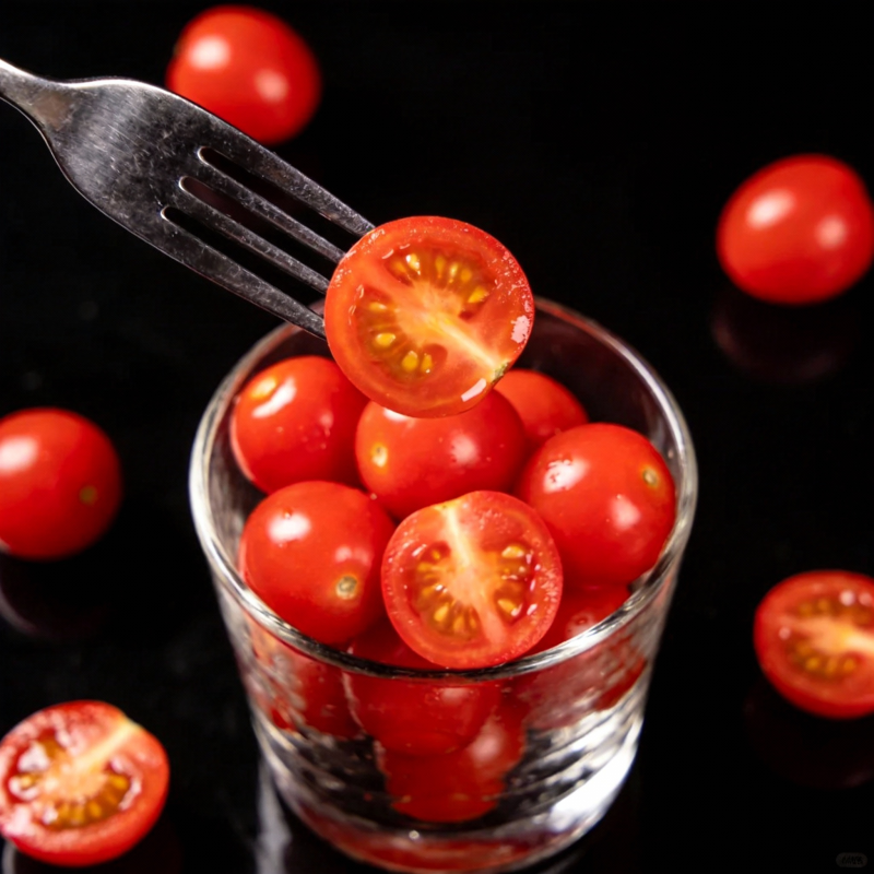 樱桃番茄特写图片