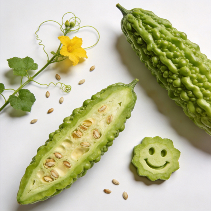 苦瓜笑脸趣图图片