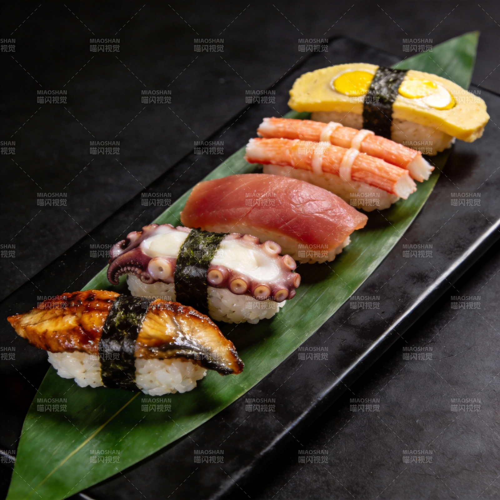 精致寿司拼盘图片
