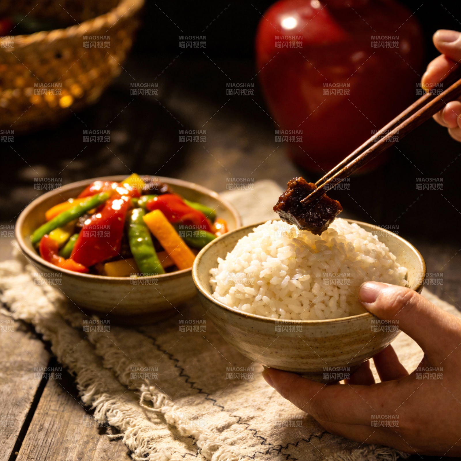 美味饭蔬配箸享图片