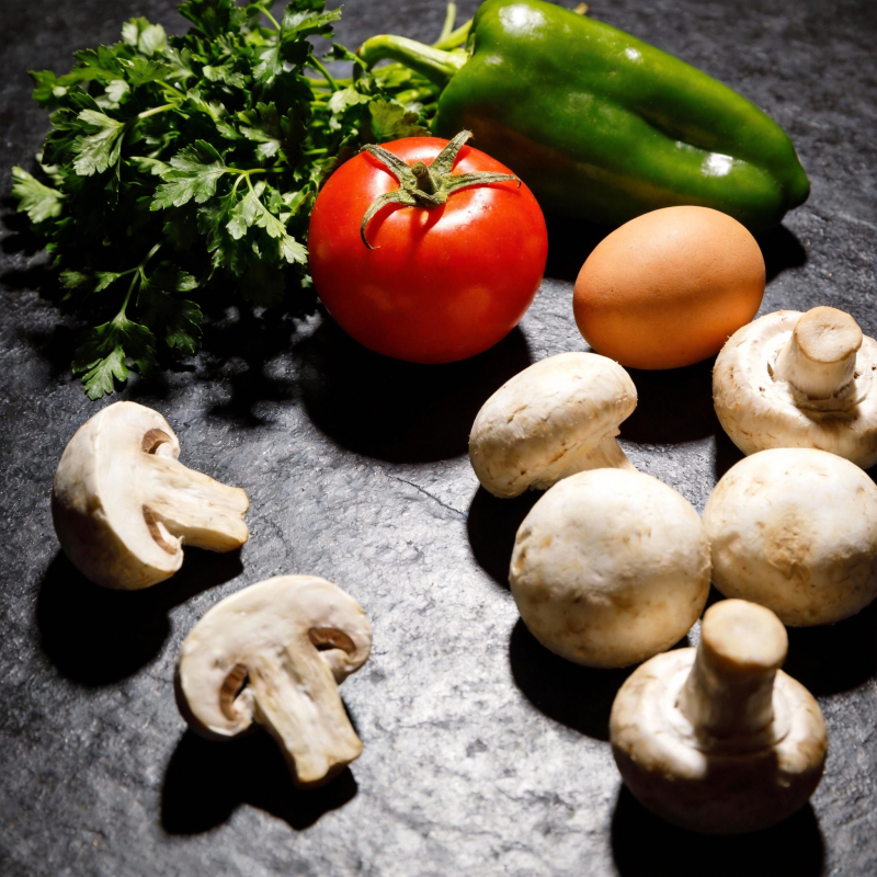 新鲜食材拼盘图片