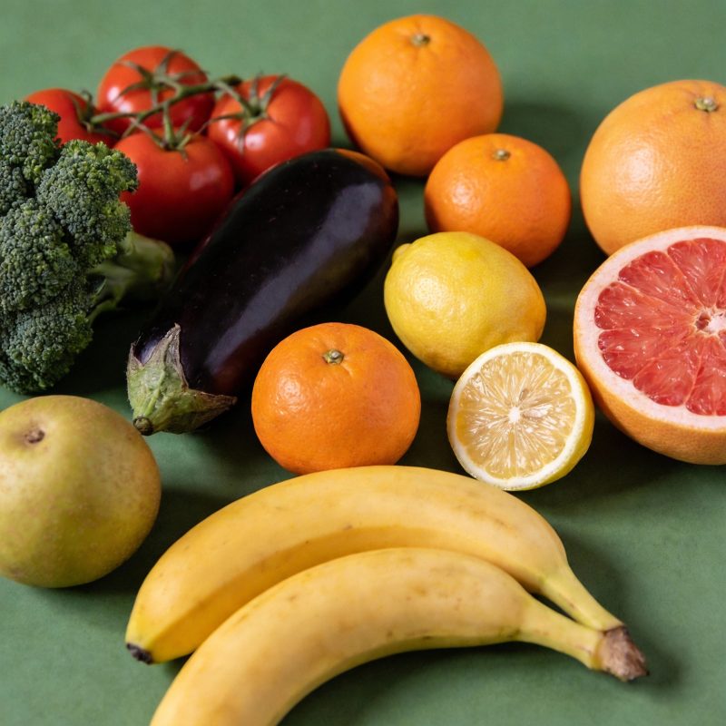 新鲜果蔬拼盘图片