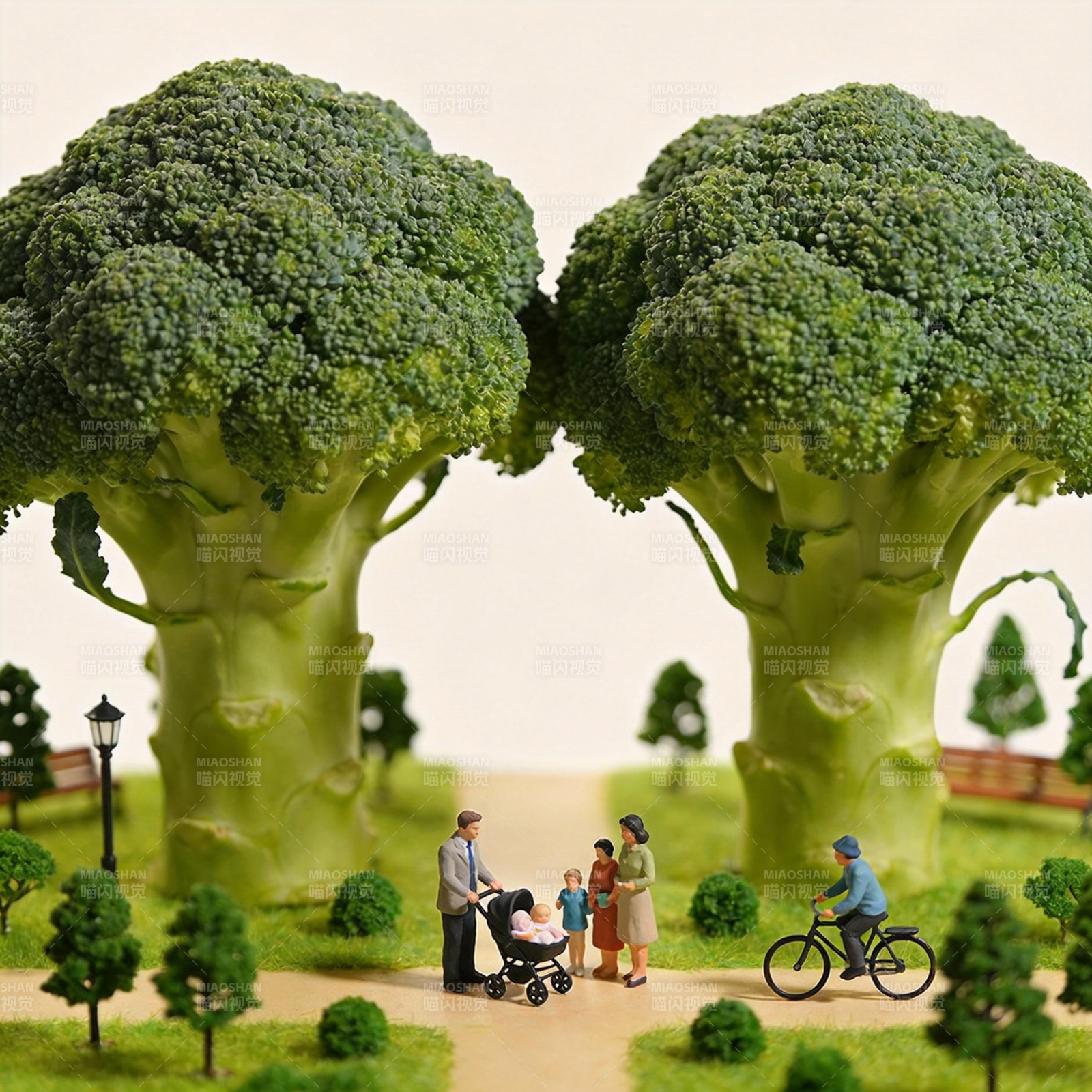 西兰花公园奇遇图片