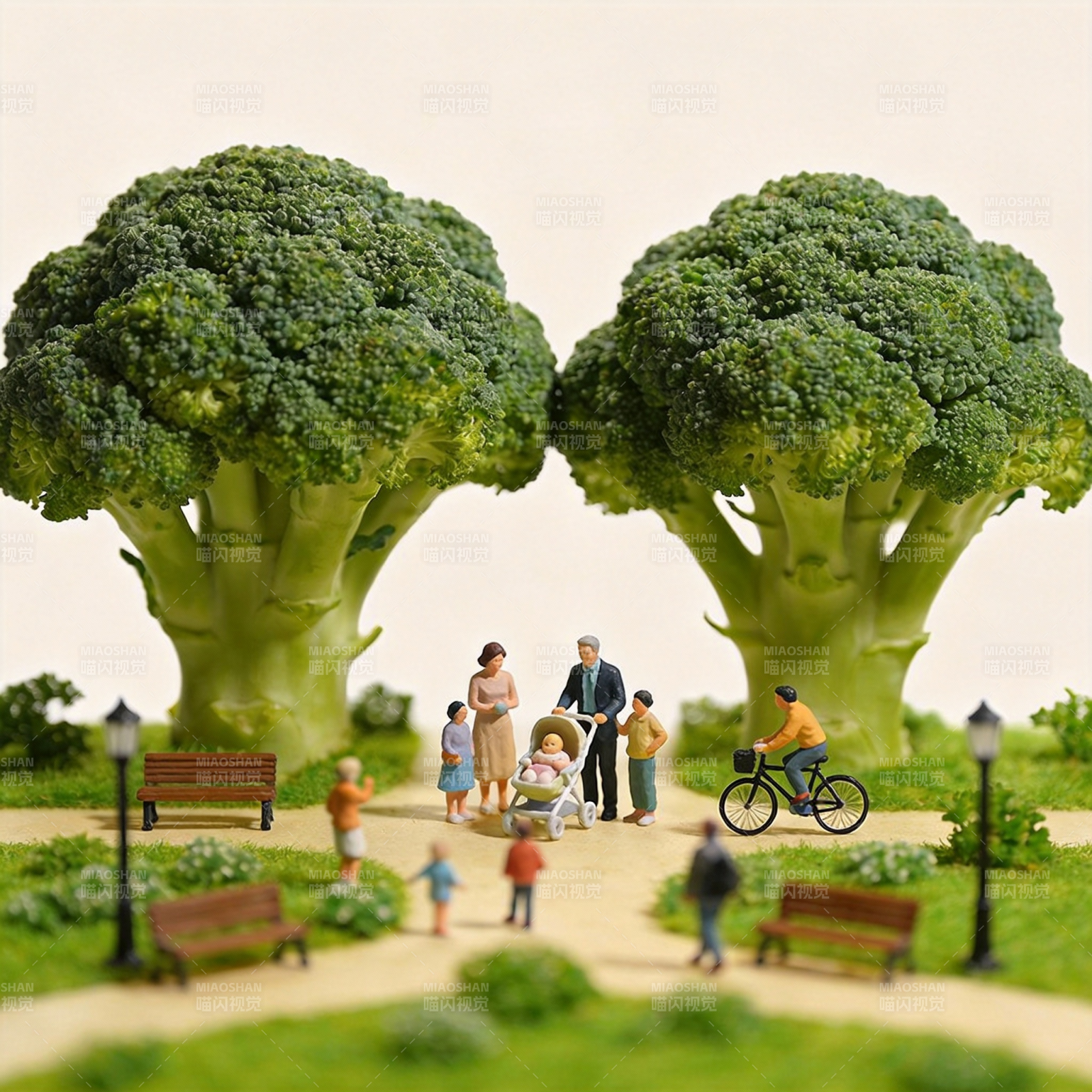 西兰花公园奇遇图片