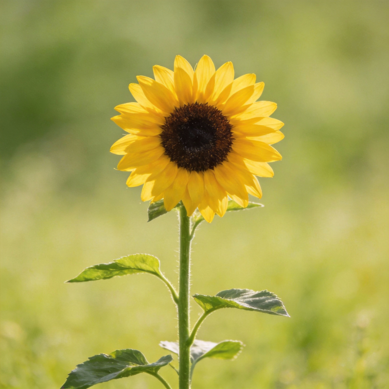 向日葵绽放图片