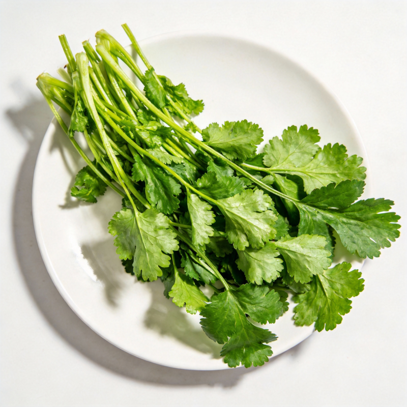 新鲜香菜特写图片