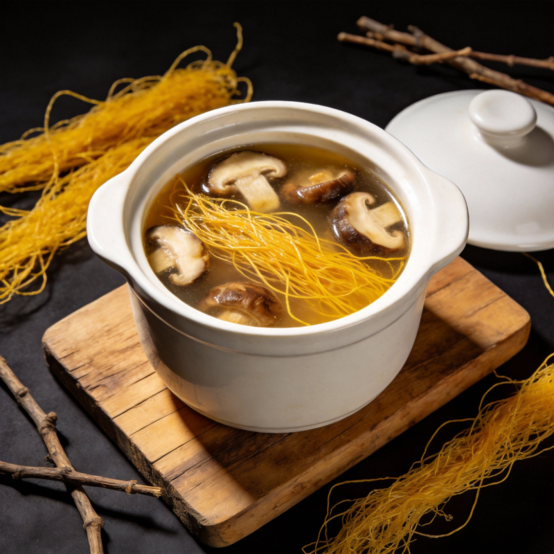 金丝菇汤图片