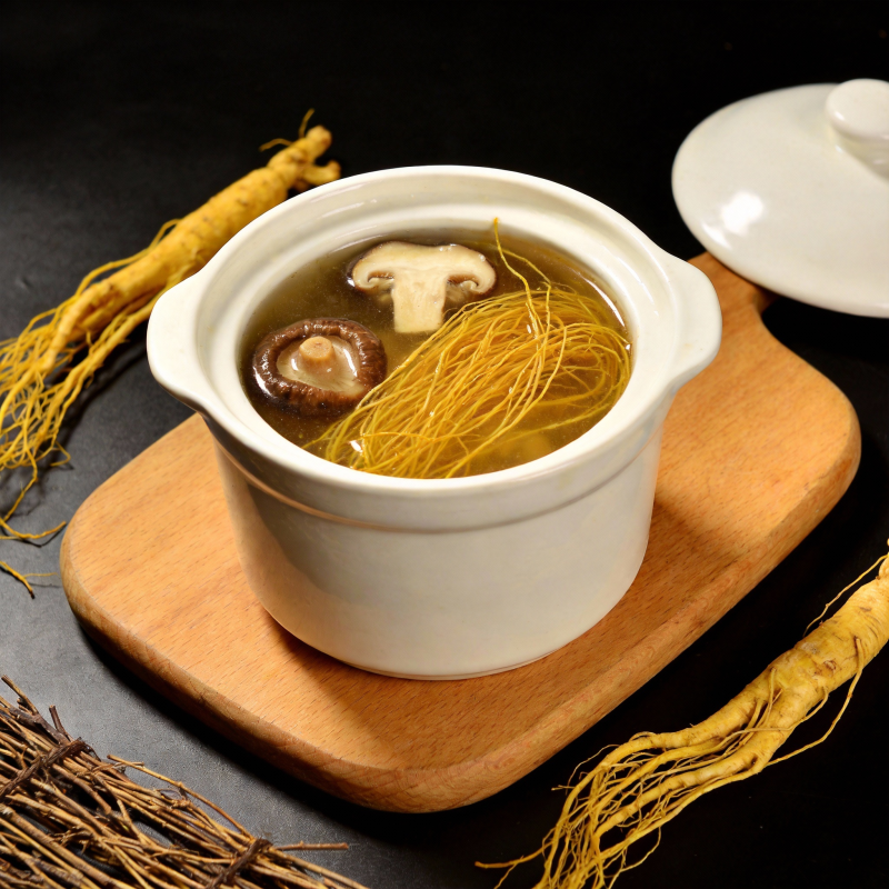 人参炖汤 滋补养生图片