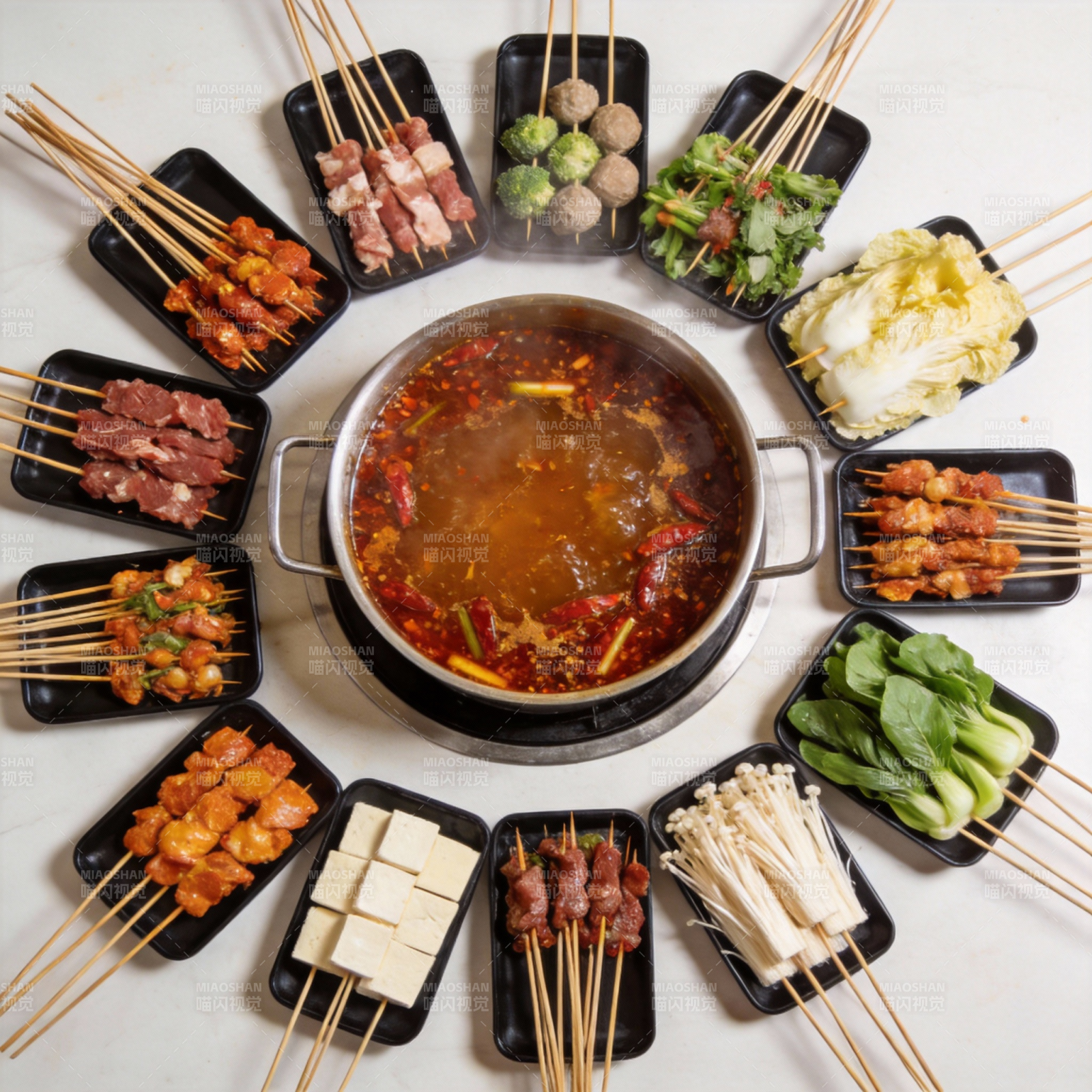火锅串串盛宴图片