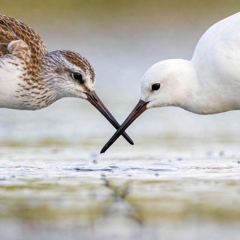 鸟喙相交 情意绵绵图片