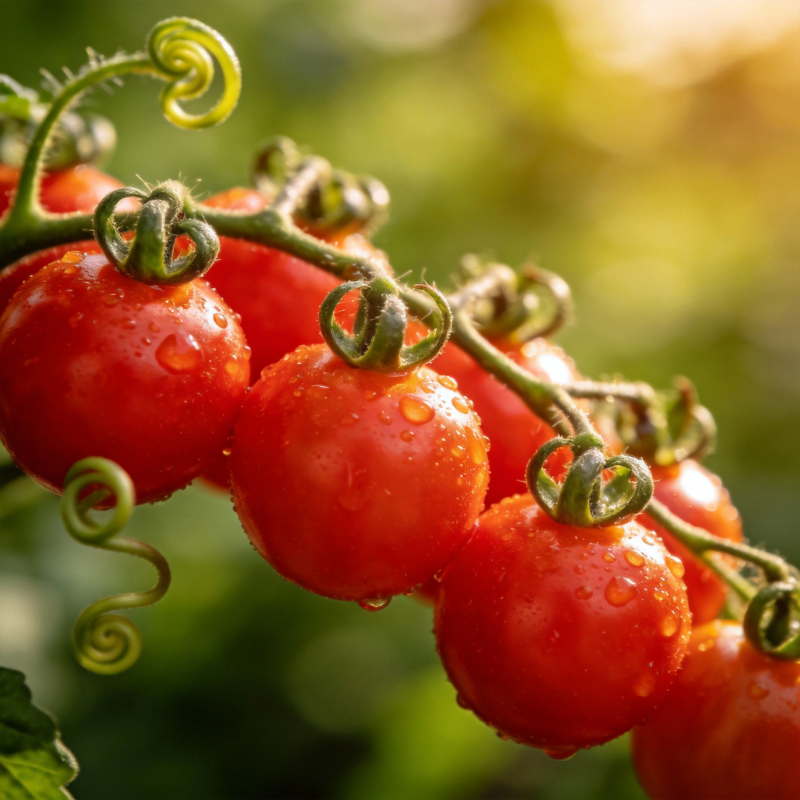 晶莹樱桃番茄图片