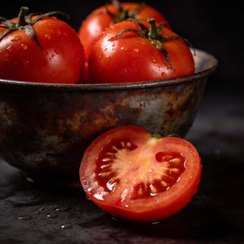 鲜红番茄 诱人多汁图片