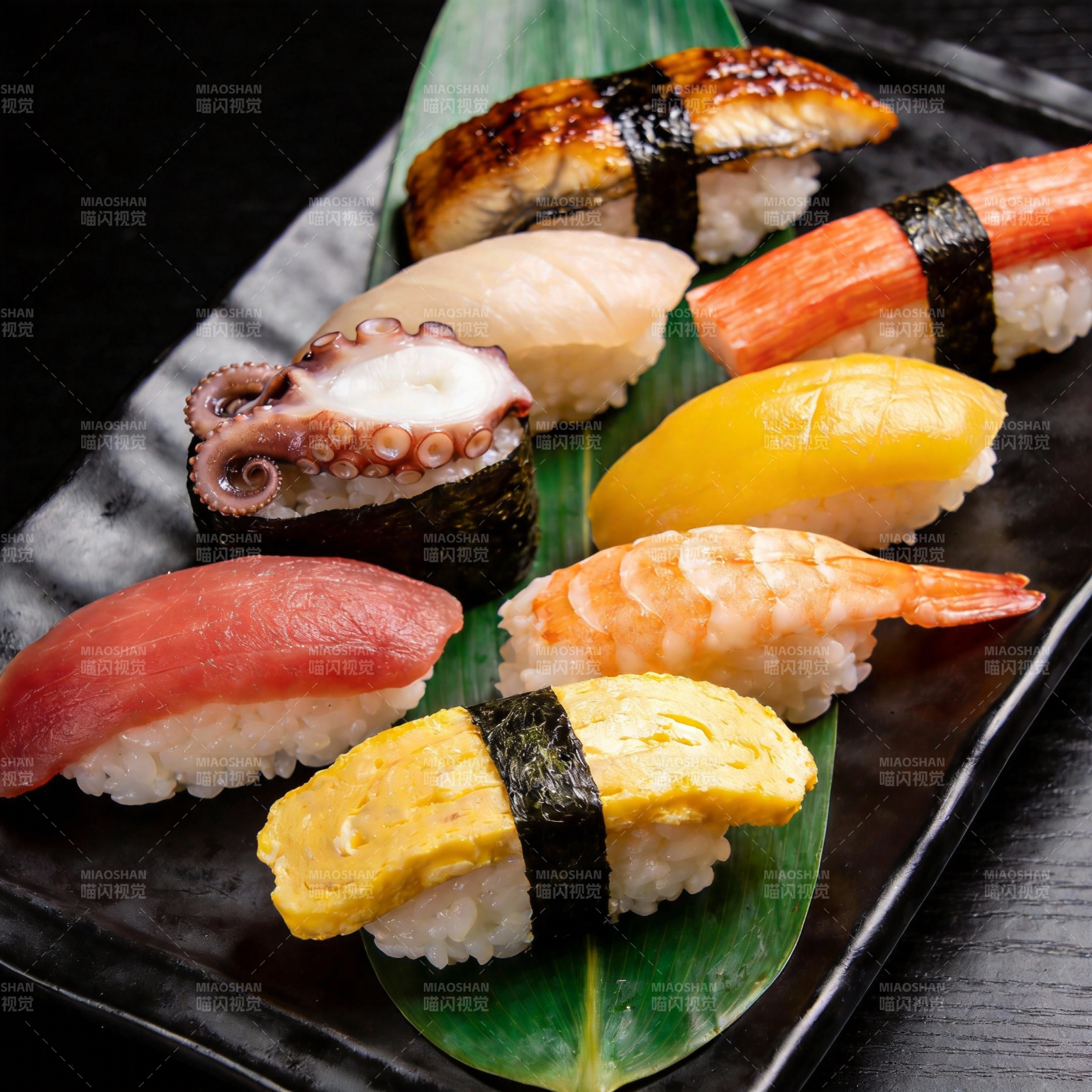 精致寿司拼盘图片