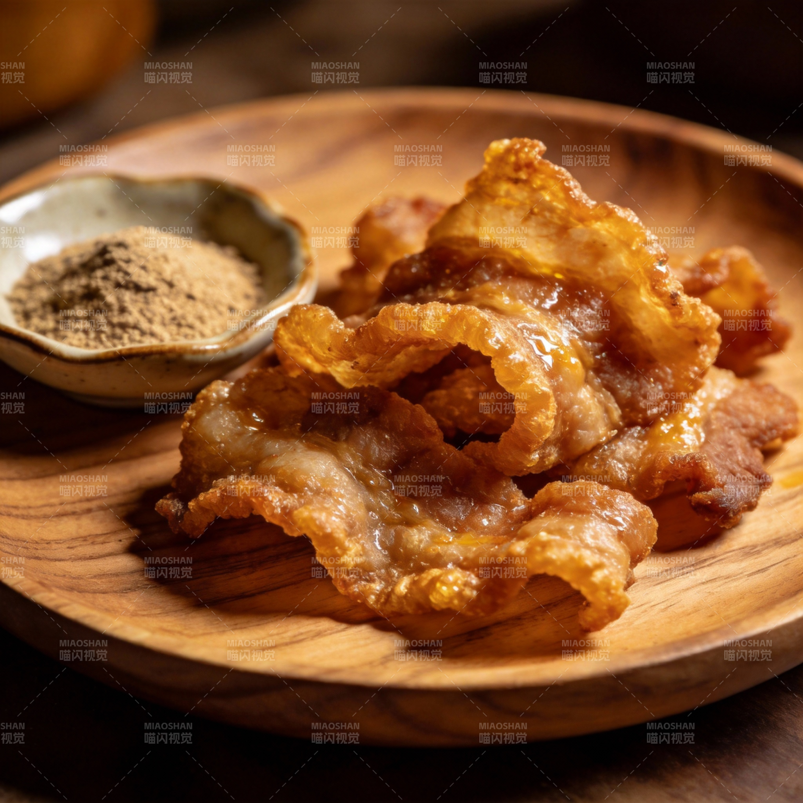 酥脆五花肉片图片