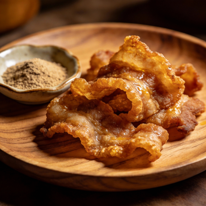 酥脆五花肉片图片