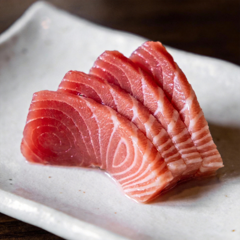 新鲜金枪鱼刺身图片