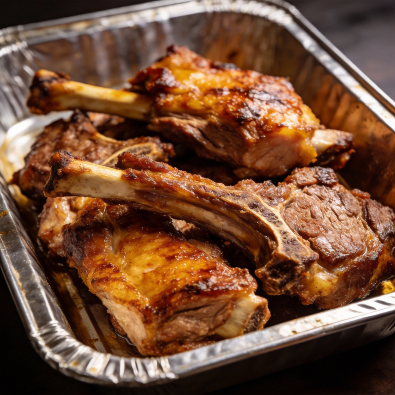 香煎羊排 美味诱人图片