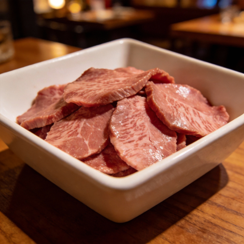 精致牛肉片图片