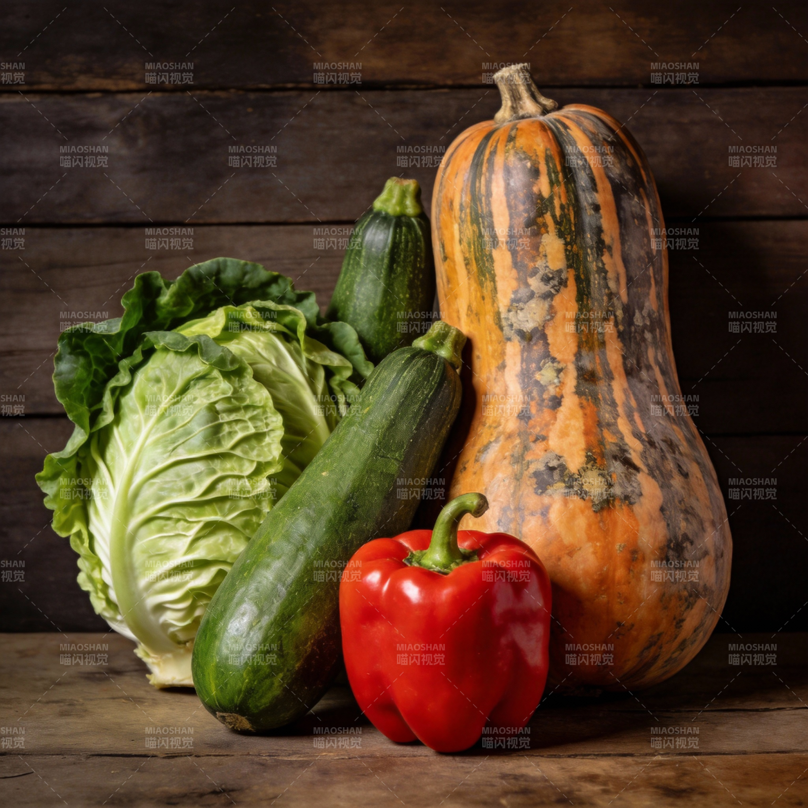 秋日蔬果静物图片