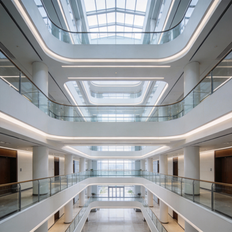 现代建筑内部空间图片