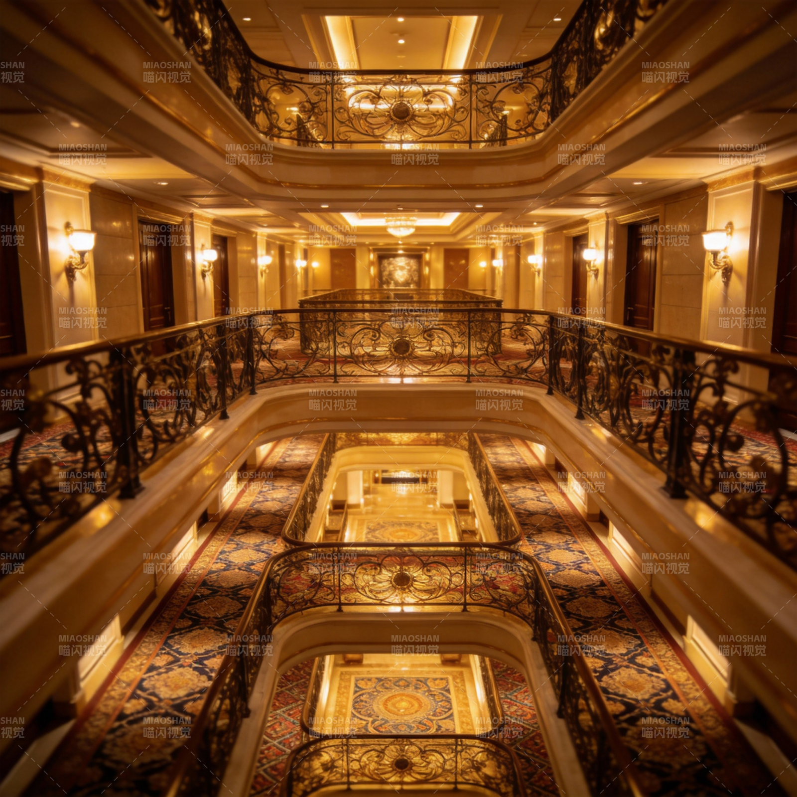 豪华酒店大堂图片