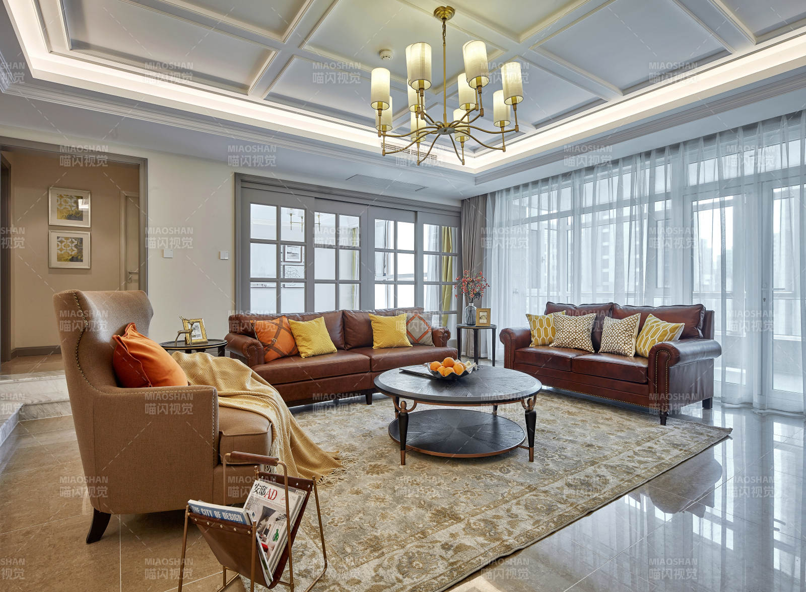 典雅客厅布置图片