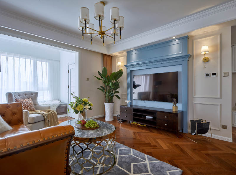 现代客厅优雅布置图片