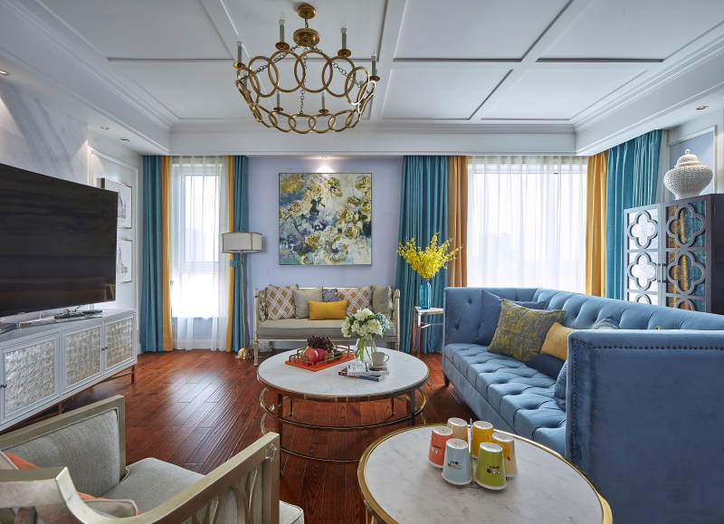 优雅客厅布置图片