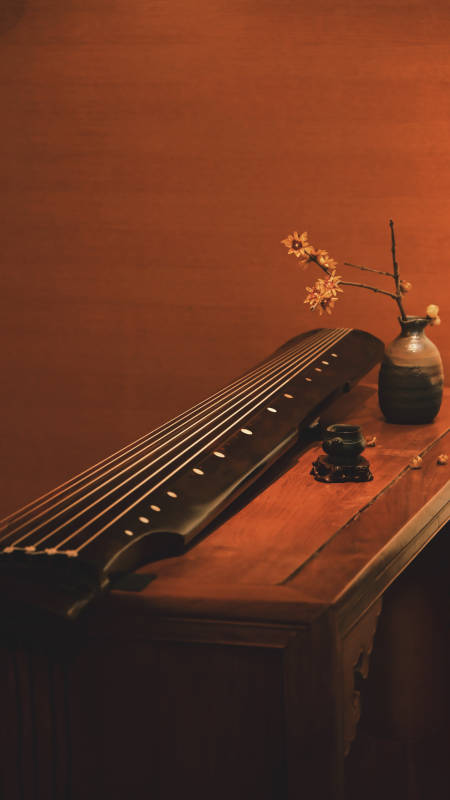 古琴静谧雅韵图片