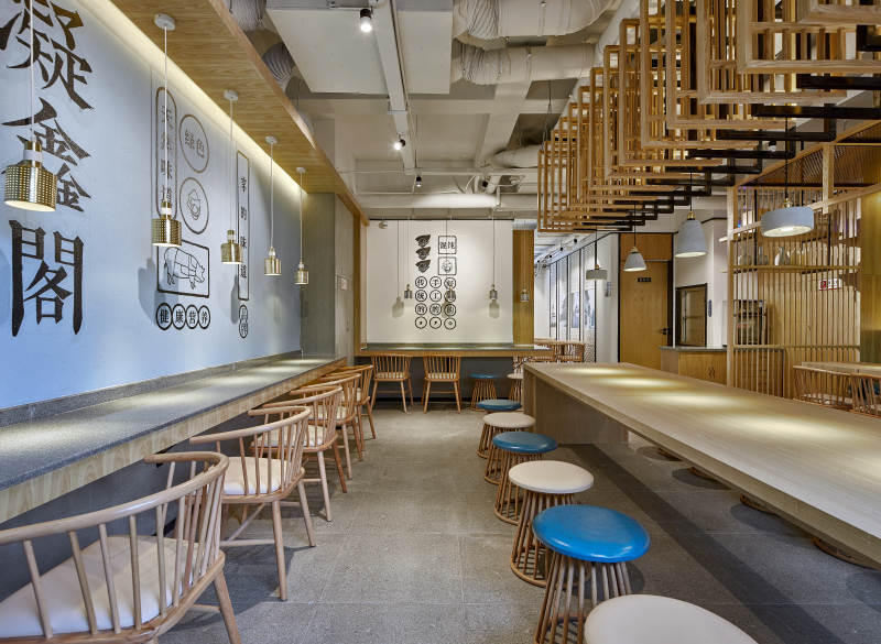 现代日式茶馆空间图片