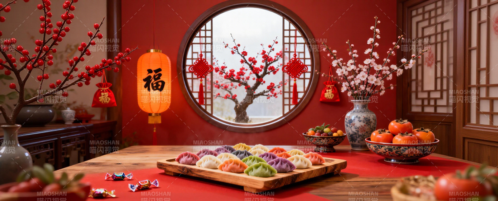 新春团圆宴图片