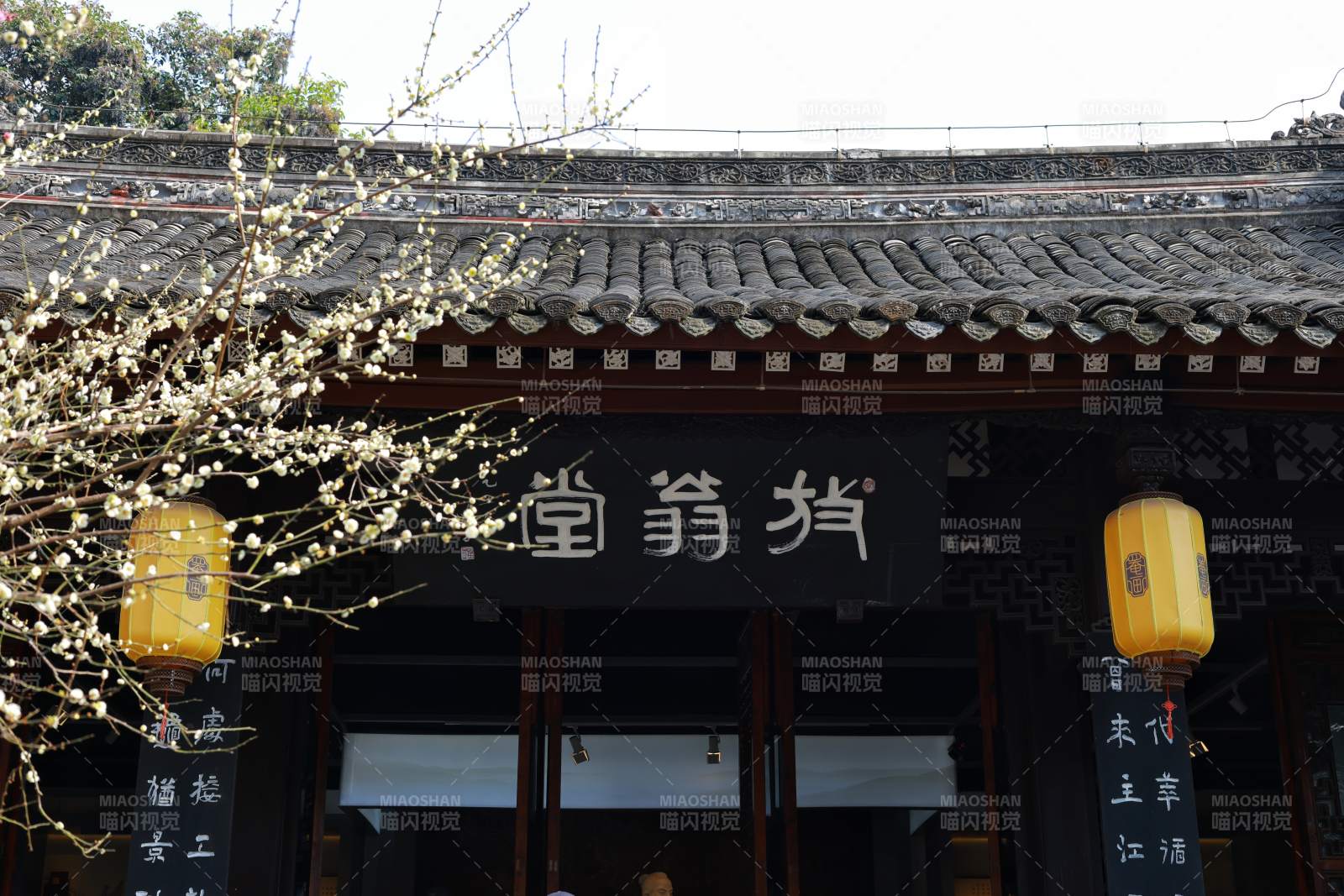 崇州罨画池里的陆游祠图片