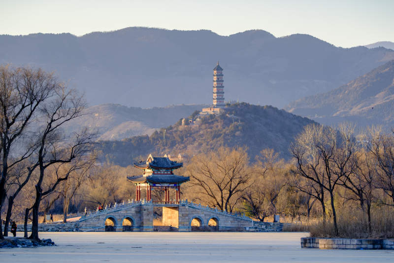 颐和园春景图片