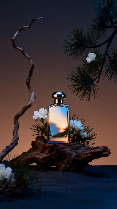 静谧香氛夜景图片