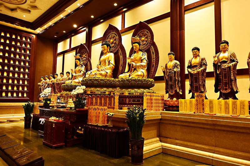 深圳般若禅寺庄严佛像金身殿宇图片