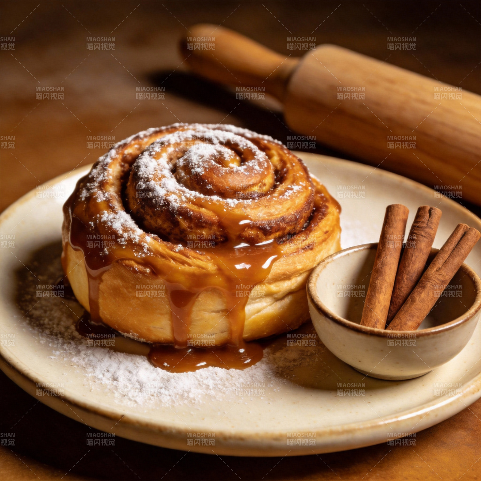 香甜肉桂卷图片