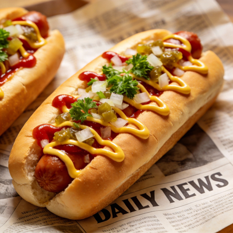 美味热狗 香辣可口图片