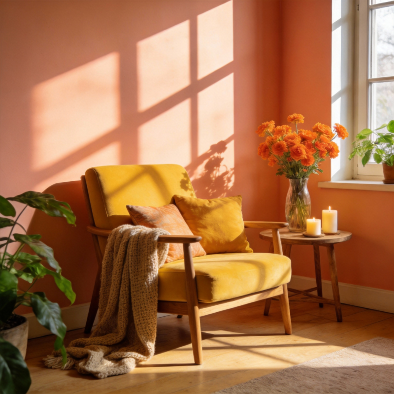 暖阳下的静谧角落图片