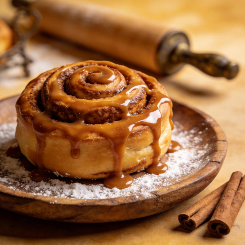 香甜肉桂卷图片