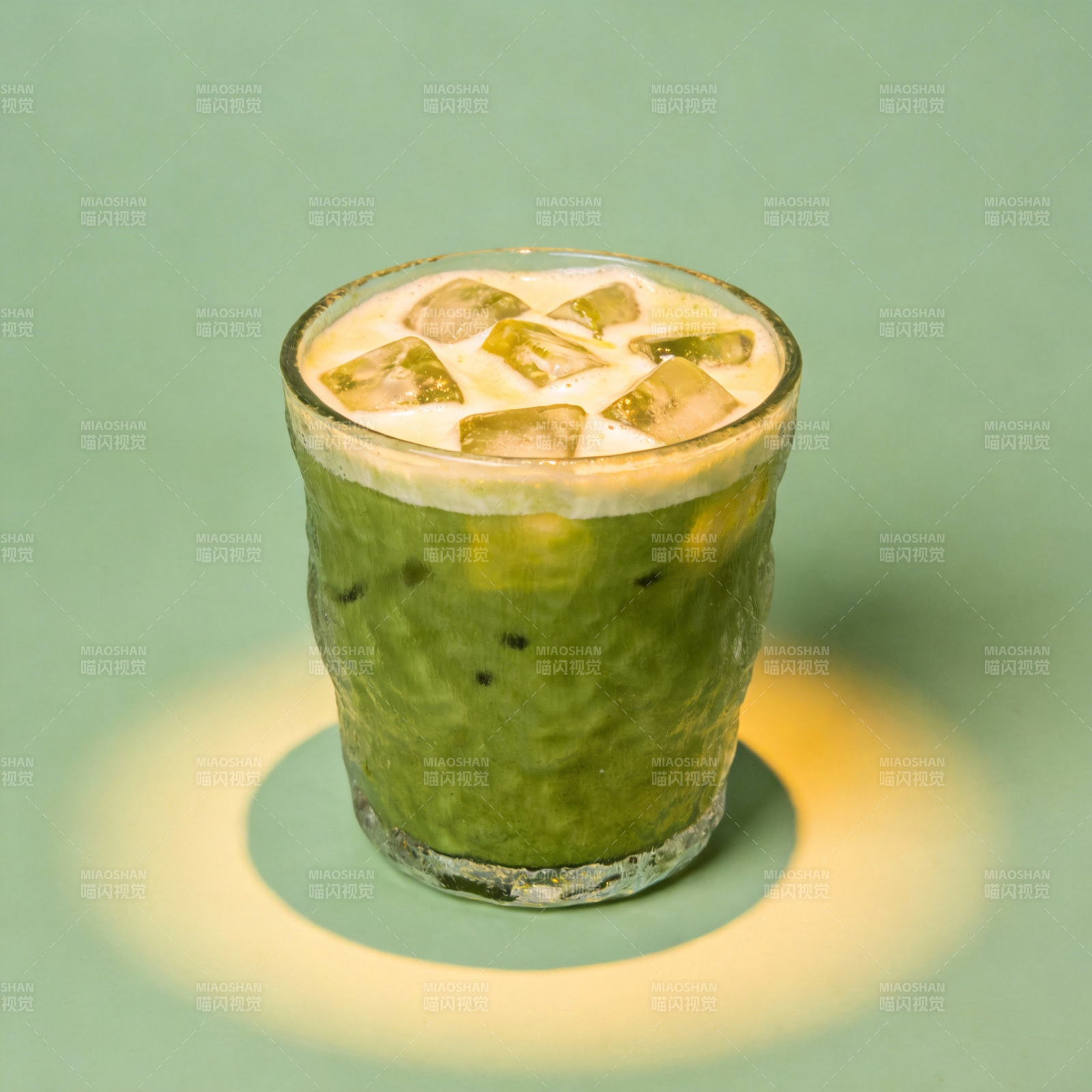 抹茶冰饮图片