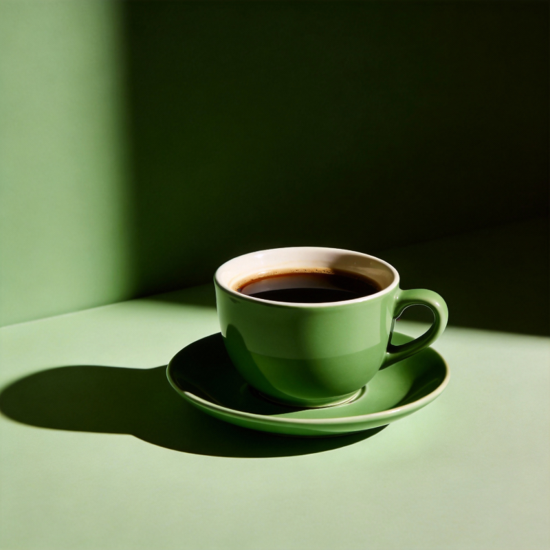 绿杯咖啡静享时光图片
