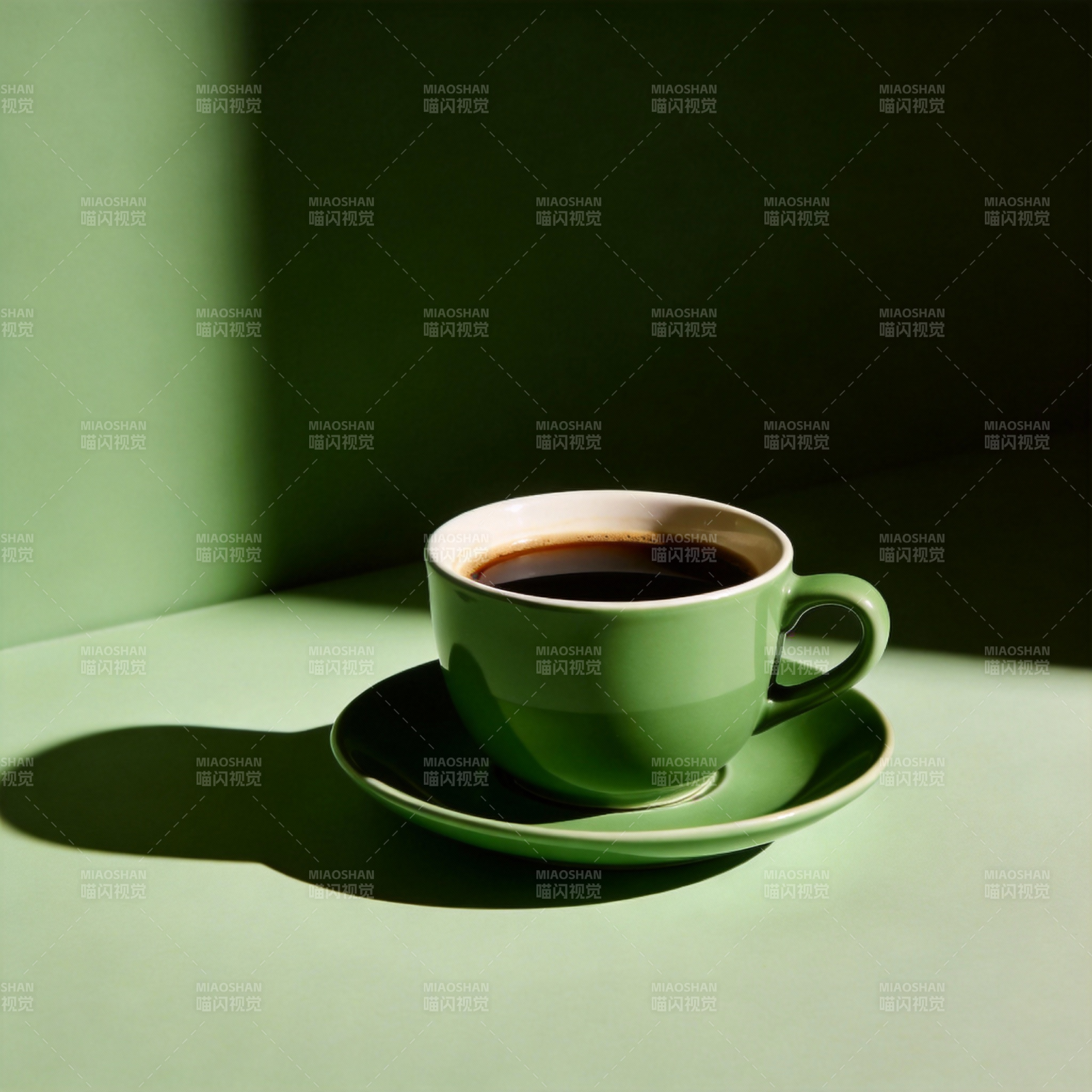 绿杯咖啡静享时光图片