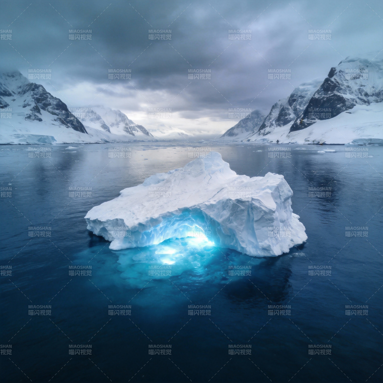 冰川奇景图片
